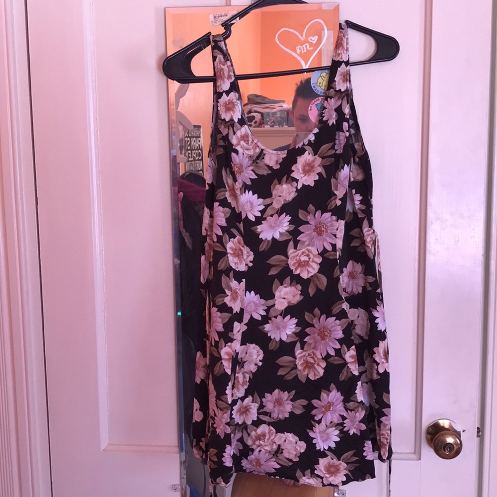 Flowery Tank Top Dress